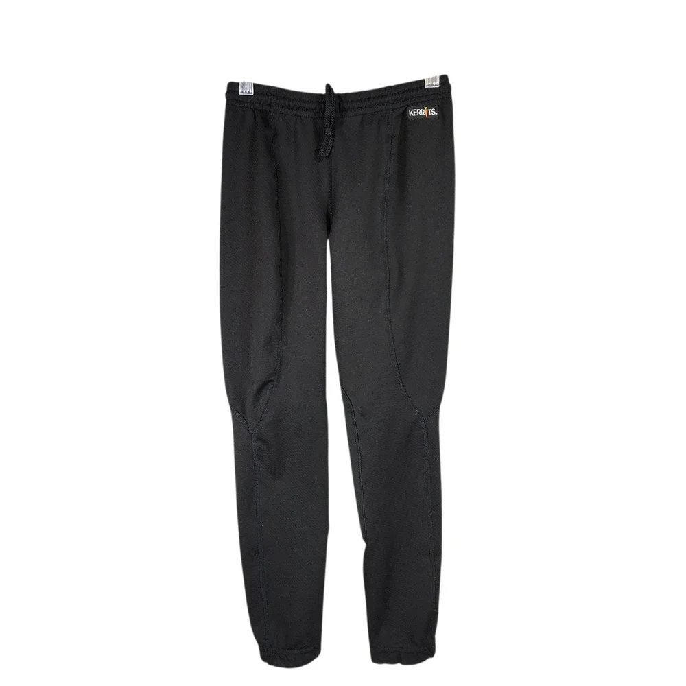 Kerrits Breeches S Kids Girls Equestrian Riding Pants Black Knee Patches Stretch